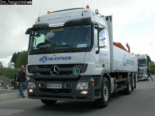 MB Actros 2544 Pritschen LKW Bachleitner BR570AC